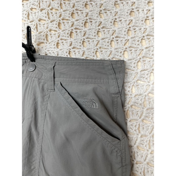 The‎ North Face Cargo Mini Skirt Flare Women's Size 6 Gray With Pockets Hiking - Picture 2 of 11